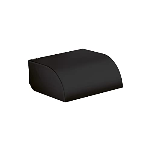 AXOR Universal Circular 6-inch Roll Holder with Cover in Matte Black, 42858670 by AXOR - Used condition - US$211.63