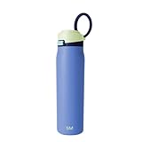 Simple Modern Mesa Loop Botella de Agua con Pajita | Botellas de Acero Inoxidable Aisladas Compatibles con Portavasos para Viajes, Deporte y Escuela| 710ml | Neptune Mix
