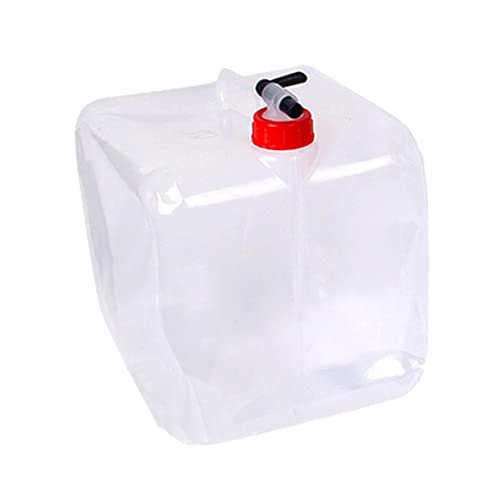 TOBBOMEY Large Capacity Foldable Water Container Portable Water Bucket for Hiking Camping Outdoor Activities Food Grade Pe Space Saving Design Easy to Carry
