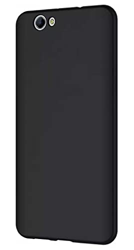 Image of Mobile Back Cover Case for Oppo A57 (Silicone Case|CameraProtection|Black SC1510)