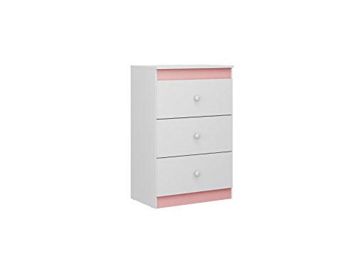 Multimóveis Cômoda Ping Pong 3 Gavetas Flex, Multicor