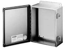 A-1008CHNFSS6 - Metal Enclosure, Electrical/Industrial, Steel, 254 mm, 203 mm, 102 mm, IP66 (A-1008CHNFSS6)