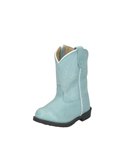 Smoky Mountain Boots Toddlers' Hopalong Western Boot, Light Blue, Medium, Size 5 US