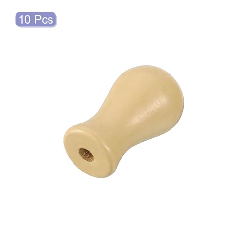 Borlas de madera de 32 mm uxcell para acabados elegantes en persianas 4