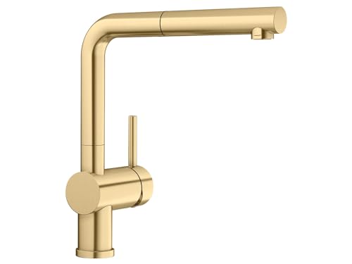 Économie d'eau garantie avec le robinet BLANCO LINUS-S or