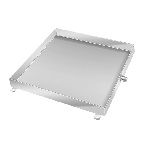 Bac récupération condensats climatiseur de fenêtre et balcon, métal 50 cm