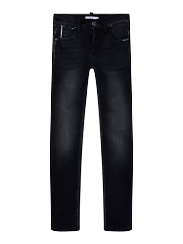 NAME IT Jungen Nkmtheo Xslim 1507-cl Noos Jeans, Black Denim, 128 EU