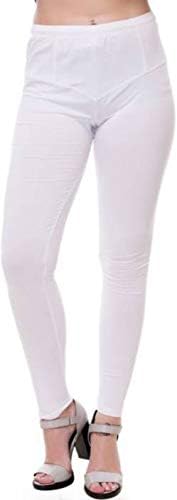 Ankle Length Legging (White, Solid)-picture-39