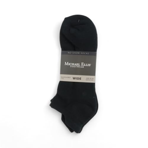 Michael Ellis BIG No Show Socks - Wide (Men's Size 16-22)2