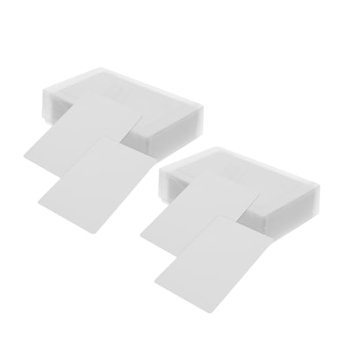 Cartes de Visite Métalliques pour Sublimation et Impression Personnalisée LALAFINA Aluminium 200 Pcs