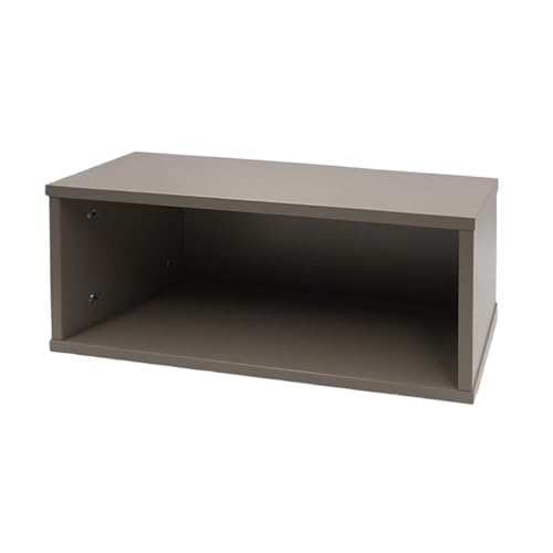 Organisateurs de rack de CD modernes en bois naturel de stockage peu encombrant adapté cinéma maison et à la salle de jeux Stockage de disques en bois – vue 7