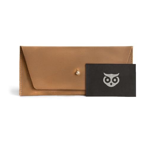 Hide & Drink, Long Utility Pouch Handmade from Full Grain Leather, Stylish Wallet for Carrying and Storing Cash, Coins, Cards