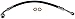 Dorman H622648 Rear Driver Side Brake Hydraulic Hose for Select Kia Models