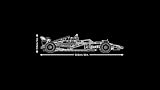 LEGO Technic Mercedes-AMG F1 W14 E Performance Set for Adults to Build, Scale Formula One Race Car Model Building Kit, Collectible Home or Office Décor, Birthday Gifts for men, Women, Him or Her 42171 - 9