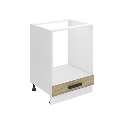 Belini Unterschrank Küche, Küchenunterschrank 60 cm Breite. SDP Küchenunterschrank ohne Arbeitsplatte. Küchenschrank ohne Tür Cover