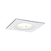 Produktbild Paulmann 93628 Einbauleuchte LED Nova Einbaustrahler eckig Deckenspot 7W Einbaulampe GU10Weiß dimmbar Einbaulicht IP65 strahlwassergeschützt