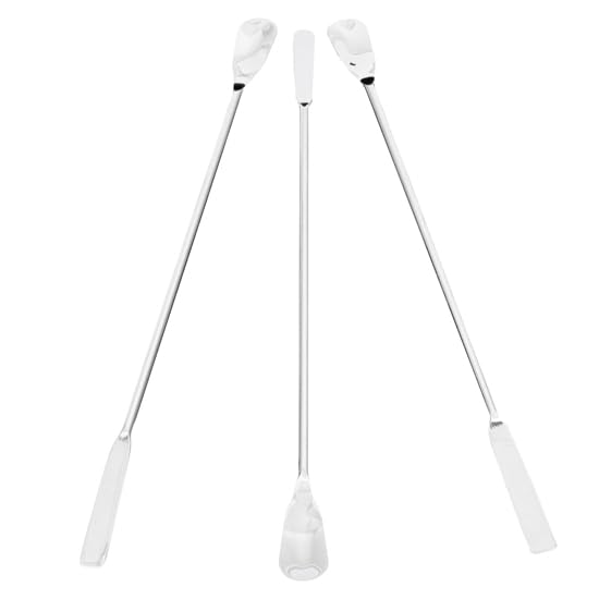 Miniatura 2 de Cole-Parmer -636916 Espátulas de laboratorio de níquelSS con cuchara de 1.13 pulgadas x extremos romos planos de 1.63 pulgadas paquete de 3