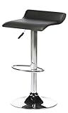 FORNOR 226981 Tabouret de bar City Noir 38,5 x 38 x H 64