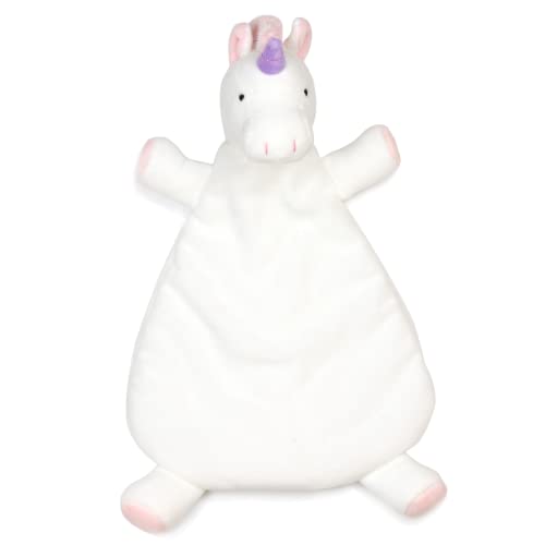 WubbaNub Baby White Unicorn Lovey