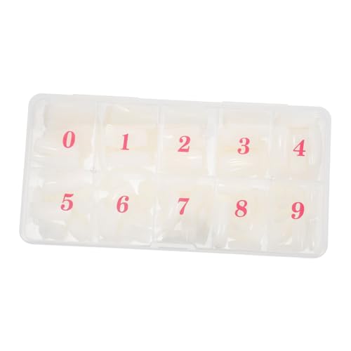 500Pcs Full Cover Fake Nail Tips Durable Manicure Patch for Nail Art Design Natural Color for DIY Salon Use for Fashion Shows and Parties