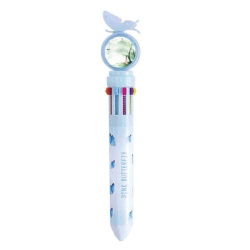Stylo à bille rétractable multicolore pour organiser vos notes avec le style chinois aquarelle