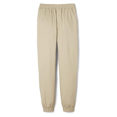 French Toast Boys' Big Pull-on Jogger, Khaki, 18 Cover