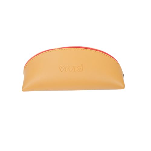 Image of VIVID Unisex Lightweight Specs Zipper Eyewear Dabbi Faux Leather Cover