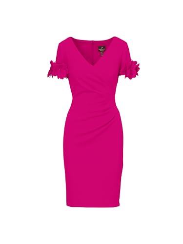 Image of Adrianna Papell Knit Crepe Short Dress