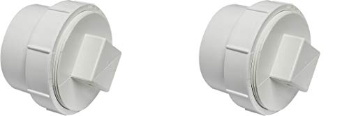 Image of Canplas 414274BC PVC Sew 4 Cleanout with Plug (Pack of 2)