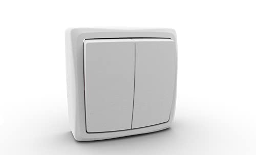 Double Interrupteur VA et Vient en Saillie