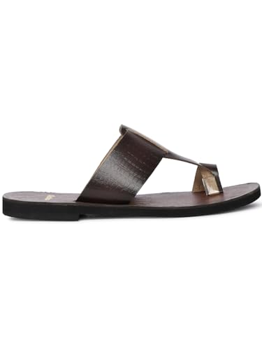 Image of Bata Men Casual Thong Slipper - Brown