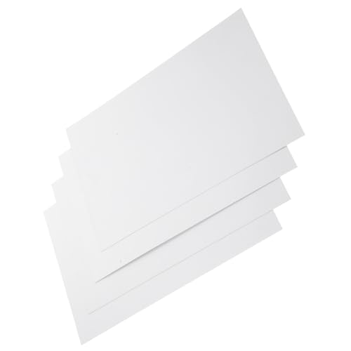 VALICLUD 4 piezas Placas de Aluminio para Sublimación Unidades Planchas Blancas Rígidas para Impresión Fotográfica Resistente y Superficie Lisa para Transferencia Térmica