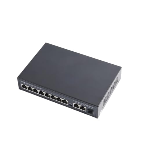 Commutateur POE 8 ports avec 2 liaisons montantes et 1 SFP pour réseau fluide