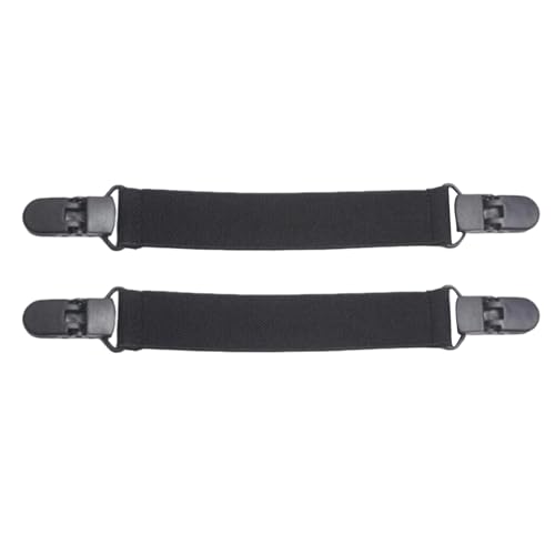 Stiefelriemen Für Jeans – 2-teiliger Elastischer Hosenhalter, Sichere Fixierbänder | Stiefelspannerklemme Für Hosen Beim Reiten Motorradfahren Oder Biker-Touren, Ideal Für Damen Und Herren, Verhindert