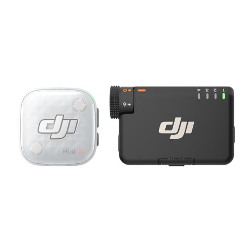 Image of DJI Mic Mini 2S (1 Transmitter + 1 Receiver), AI Noise Cancellation