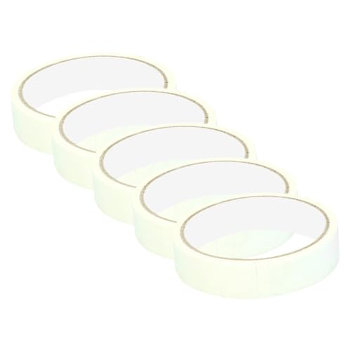 LALAFINA 5 Rolls of Masking Tape for Painting Self-Adhesive Paper Tape Multi Size Art and Craft Supplies