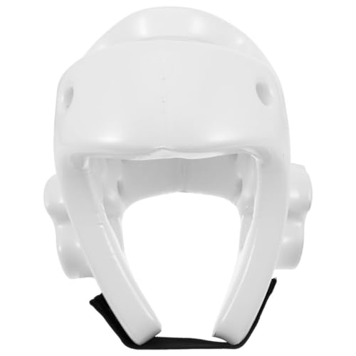 MAGICLULU Casque Protection Sécurisée en PU de Boxe Blanc Ergonomique pour Entraînement et Combat Boxe Arts Martiaux