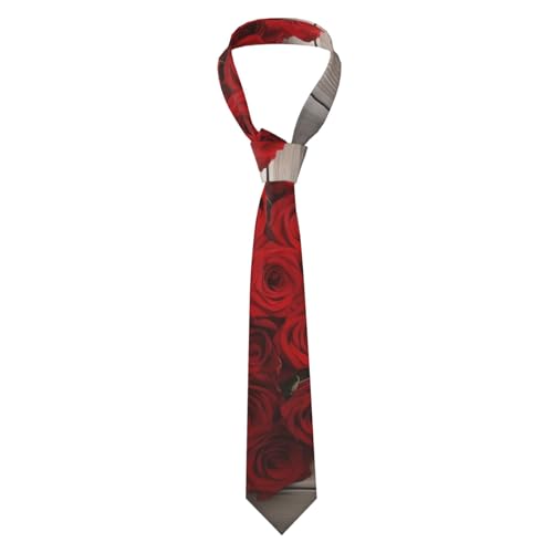 Rosas En Forma De Corazón Neckties Premium Corbatas Hombres Casual Corbata Negocios Para Diariamente Fiesta Festivos