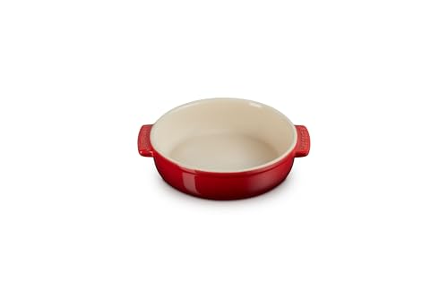 Le Creuset Plat à Tapas, Rond, 500 ml, 14 cm, Céramique, Cerise, 72102140600001