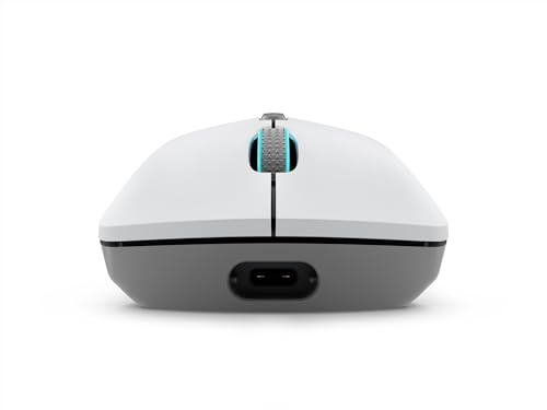 Image of Lenovo Legion M600 RGB Wireless Gaming Mouse - 16,000 DPI, 9 Programmable Buttons, 200-Hour Battery Life, 50-Million Clicks Durability - Ambidextrous Computer Mouse (Stingray)