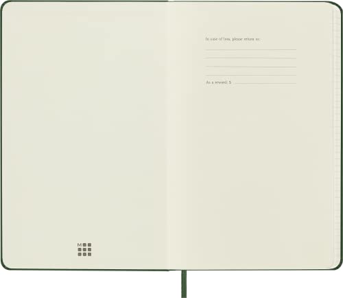 Carnet de notes Moleskine pointillé rigide vert myrte 13x21 - 4
