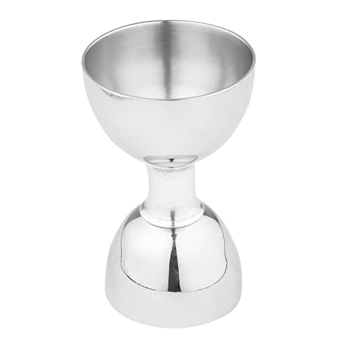 Image of Anything & Everything Stainless Steel Premium Peg Pourer Jigger Cup, Alcohol Whisky Wine Cocktail Shot Glass Perfect for Home Bar Double Side Tool (Silver)