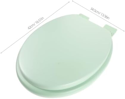 Levemolo Soft Foam Padded Toilet Seat Cover Oval Shape with Enhanced Comfort and Pressure Distribution Skin-friendly Surface Comfortable Wc Cushion for Home Restroom Use for Adults - 1