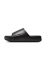 Nike Men's Calm Slides, Black/Black, 4