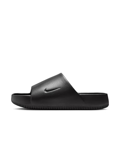Nike Men's Calm Slides, Black/Black, 10