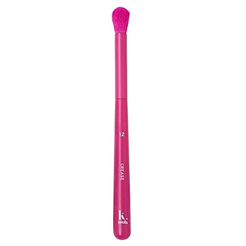KRASH TOOLS Pincel Ojos 12 TRANSICIÓN | CREASE Brocha para Difuminar Sombras en Polvo - Pincel Cónico y Sintético - Aplicación Precisa por Mango Ergonómico - Tamaño Viaje - Vegano y Cruelty Free