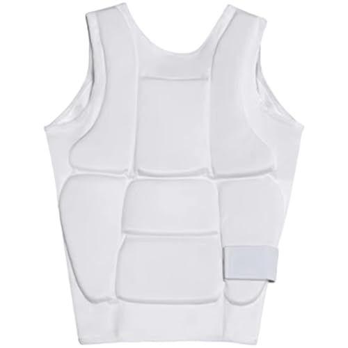 Vobumix Protector De Pecho De Taekwondo, Unisex, Ajustable, Tipo Escudo De Golpeo, Chaleco Protector De Pecho para Taekwondo, Karate Y Boxeo.
