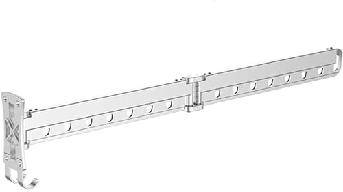 Étendoir à linge pliable mural intérieur extérieur pour balcon et chambre gain de place