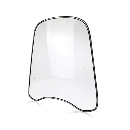 Déflecteur vent de moto avec extension et spoiler élargi facilement plié