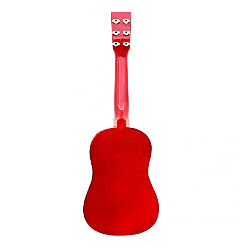 Guitare acoustique en tilleul de 23 pouces Instrument de musique à 6 cordes avec médiator et cordes for débutant - Les Beatles, Paul McCartney, John Lennon, RIngo Starr, George Harrison Guitare acoustique en tilleul de 23 pouces Instrument de musique à 6 cordes avec médiator et cordes for débutant – Image 5